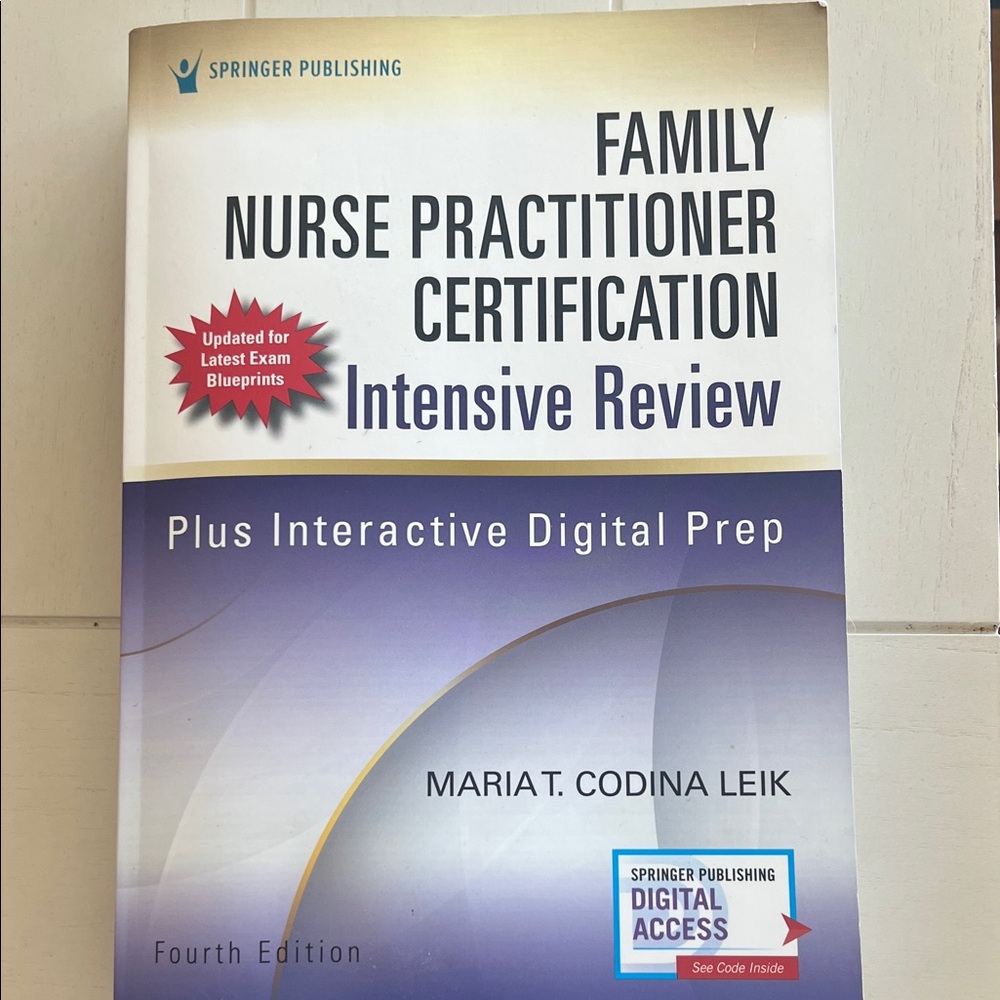 Family Nurse Practitioner Certification Intensive Review Book
